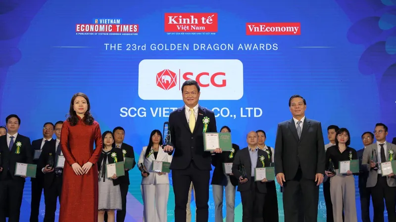 SCG Việt Nam được vinh danh Tốp 10 doanh nghiệp FIEs tại Giải thưởng Rồng Vàng 2023-2024