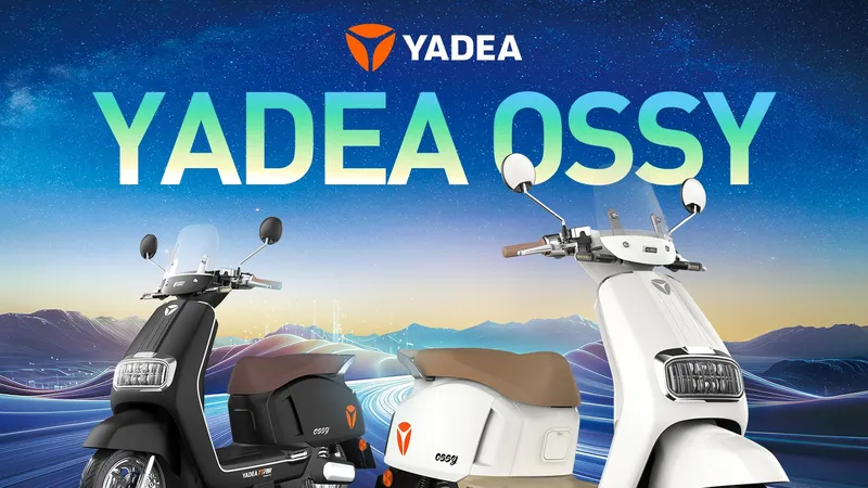 Yadea giới thiệu mẫu xe máy điện Ossy hoàn toàn mới ở Việt Nam
