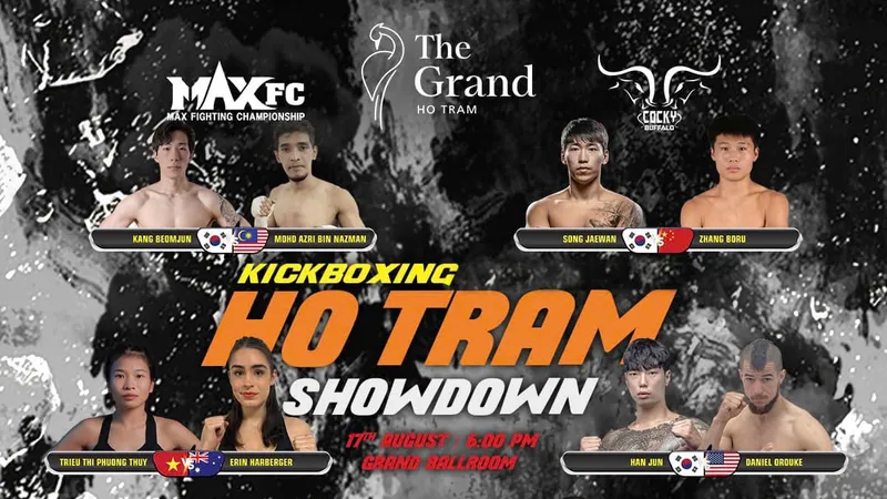 2 nhà vô địch SEA Games: Quang Huy so găng cùng Kham Konkla, Phương Thủy so tài cùng Erin Harberger tại Sự kiện võ thuật danh giá MAXFC 29