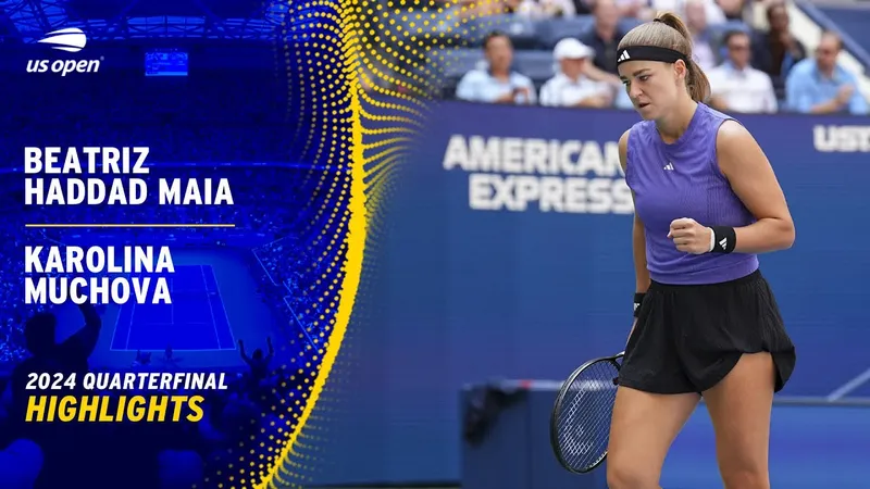Beatriz Haddad Maia vs Karolina Muchova 1-6, 4-6: Sau 1 giờ 25 phút, Muchova hạ Haddad Maia, lần thứ 2 liên tiếp vào bán kết US Open gặp Jessica Pegula