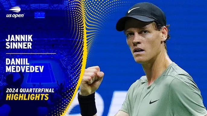 Jannik Sinner vs Daniil Medvedev 6-2, 1-6, 6-1, 6-4: Hạ Medvedev 3-1, Sinner lần đầu giành quyền vào bán kết US Open, gặp Jack Draper