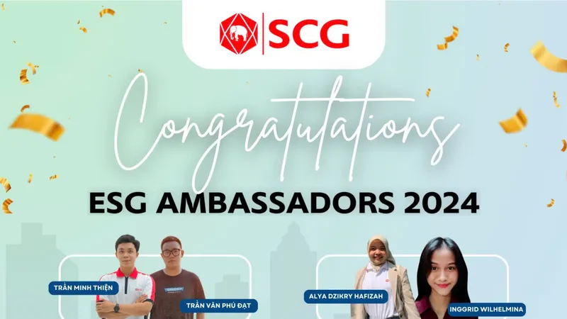 Những đội thi xuất sắc trở thành ESG Ambassadors 2024