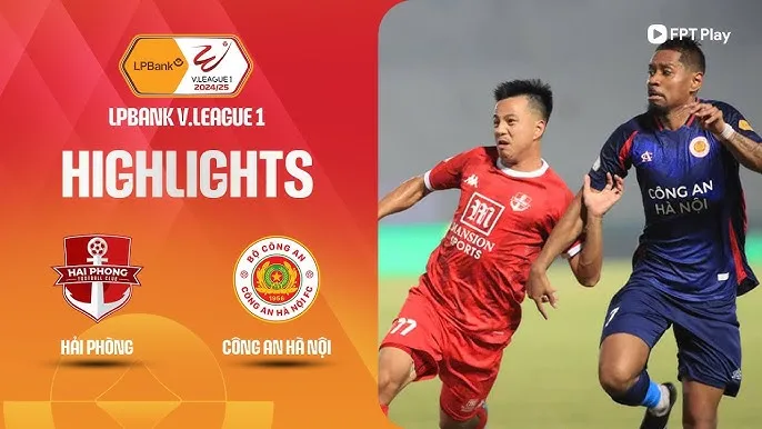 Hải Phòng vs CAHN 1-1: Quang Hải kiến tạo, De Melo lập công, nghẹt thở phút bù giờ Pinto kiến tạo, Lucao kịp chia điểm