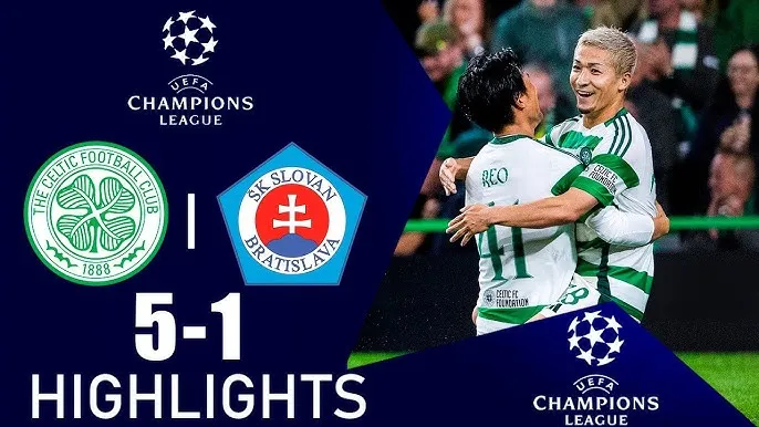 Celtic vs Slovan Bratislava 5-1: Lần lượt Scales, Furuhashi, Engels, Maeda, Idah bắn phá, vùi dập đối thủ