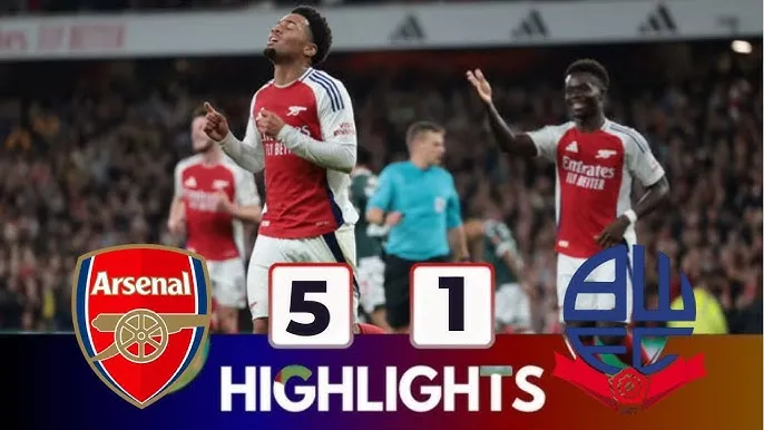 Arsenal vs Bolton 5-1: Rice khai nòng, Nwaneri ghi cú đúp, Sterling 1 kiến tạo, 1 bàn thắng, Havertz góp công rạng danh Pháo thủ của HLV Mikel Arteta