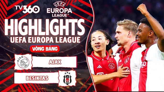 Ajax vs Besiktas 4-0: Fitz-Jim khai bàn, Godts tỏ sáng cú đúp đẹp mắt, Taylor góp công chiến thắng tưng bừng