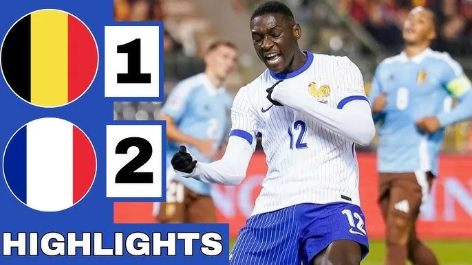 Bỉ vs Pháp 1-2: Vắng Lukaku, De Bruyne, Pháp thì không Mbappe, Kolo Muani ghi cú đúp nhờ penalty, Openda ngược dòng bất thành, Tchouameni nhận thẻ đỏ