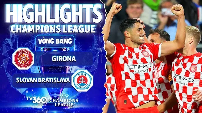 Girona vs Slovan Bratislava 2-0: Miguel Gutierrez khai bàn, Juanpe Ramirez hỏng penalty nhưng kịp đá bồi ấn định chiến thắng