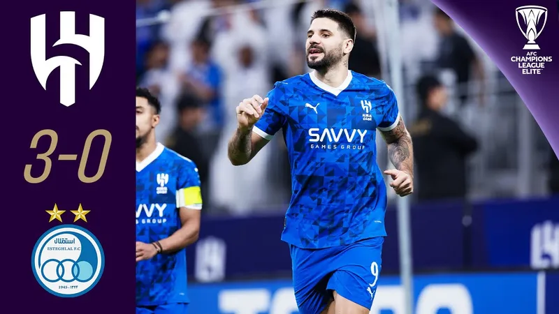 Al Hilal vs Esteghlal 3-0: Aleksandar Mitrovic xuất thần cú hattrick đẹp mắt, nhẹ nhàng hạ gục đối thủ ở sân chơi AFC Champions League 