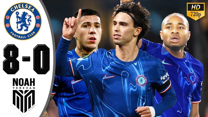 Chelsea vs Noah 8-0: Fernandez dấu ấn kiến tạo, Adarabioyo, Guiu, Disasi, Mudryk lập công, Felix, Nkunku khoe tài ghi cú đúp