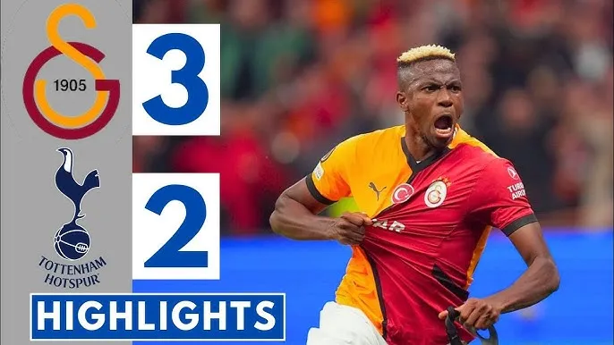 Galatasaray vs Tottenham 3-2: Akgun sớm mở bàn, Osimhen xuất thần cú đúp, an bài cục diện, Lankshear, Solanke ngược dòng bất thành, Lankshear nhận thẻ đỏ