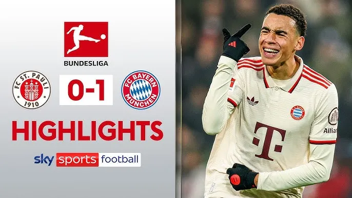 St. Pauli vs Bayern Munich 0-1: Harry Kane kém duyên, Musiala dứt điểm từ xa đẹp mắt, ghi bàn duy nhất giúp Bayern củng cố ngôi đầu Bundesliga 