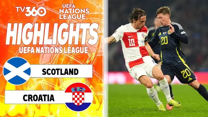 Scotland vs Croatia 1-0: Gordon suýt bị thủng lưới, Petar Sucic bị thẻ đỏ, McGinn ghi bàn duy nhất giành 3 điểm quý giá