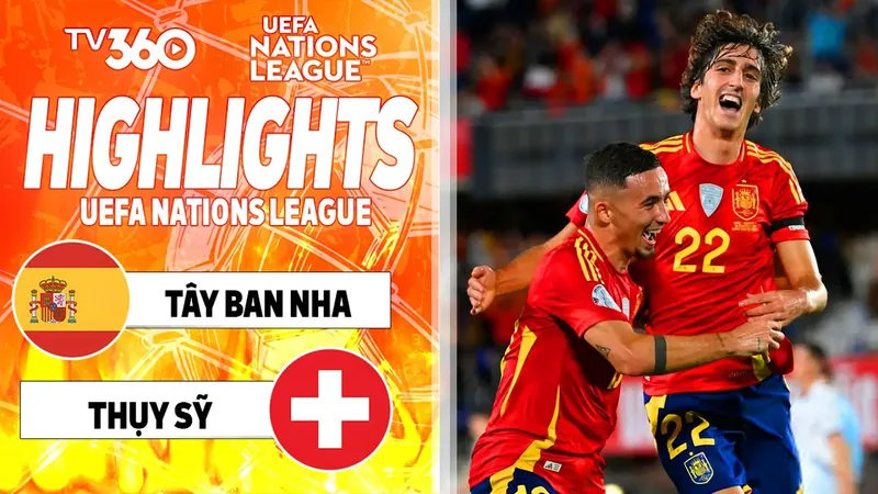 Tây Ban Nha vs Thụy Sĩ 3-2: Pino, Gil lần lượt tỏa sáng, Monteiro, Zeqiri gỡ hòa, Zaragoza chốt hạ chiến thắng phút bù giờ 