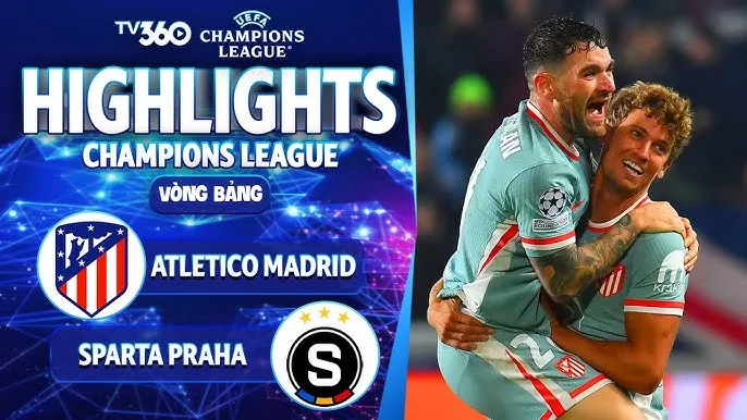 S. Praha vs Atletico Madrid 0-6: Chênh lệch đẳng cấp, Julian Alvarez, Angel Correa đua tài ghi cú đúp, Marcos Llorente, Griezmann góp công chiến thắng 6 sao