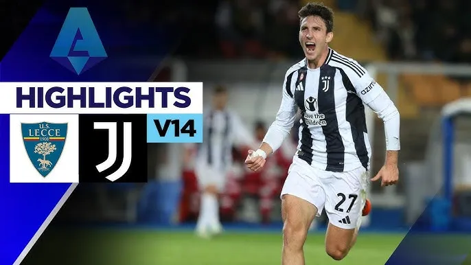 Lecce vs Juventus 1-1: Andrea Cambiaso lập công nhưng Ante Rebic xuất sắc buộc Juve chia điểm phút bù giờ cuối cùng