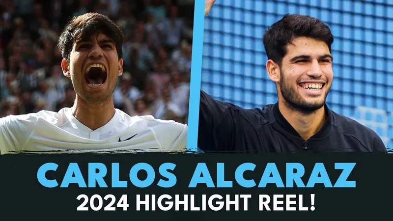 Nhìn lại những pha ăn điểm ấn tượng của Carlos Alcaraz trong năm 2024