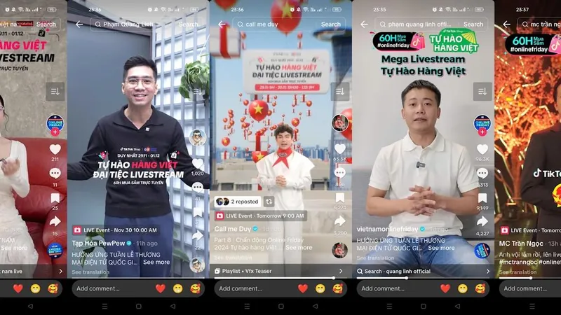 Online Friday 2024: Bùng nổ livestream, Hàng Việt lên ngôi cùng TikTok Shop