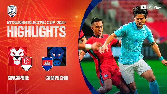 Singapore vs Campuchia 2-1: Ramli sớm tỏa sáng phút thứ 9, Anuar ấn định cục diện trận đấu sau phút 16, Chanthea ghi bàn danh dự