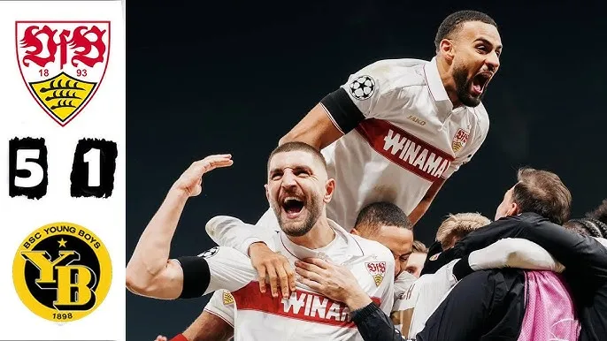 Stuttgart vs Young Boys 5-1: Łukasz Łakomy thắp hy vọng phút thứ 6 nhưng Angelo Stiller, Enzo Millot, Chris Fuhrich, Josha Vagnoman, Yannik Keitel vùi dập đối thủ 5 bàn