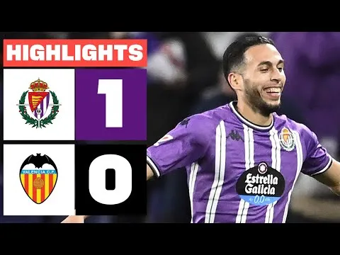 Real Valladolid vs Valencia 1-0: Marcos Andre kiến tạo, Tarrega hạ thủ môn Dimitrievski ghi bàn duy nhất, Juanmi Latasa nhận thẻ đỏ khi đánh cùi chỏ