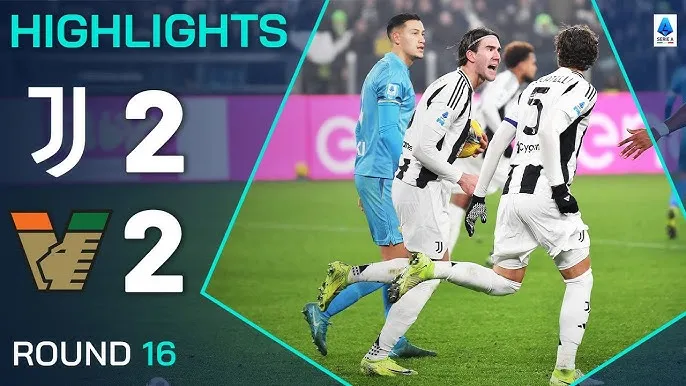 Juventus vs Venezia 2-2: Thuram kiến tạo, Gatti khai bàn, Ellertsson, Idzes ngược dòng nhưng Vlahovic kịp cứu thua Juve nhờ chấm penalty