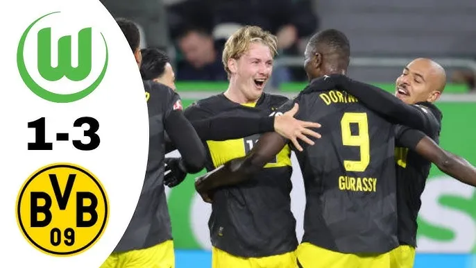Wolfsburg vs Borussia Dortmund 1-3: Lần lượt Malen, Beier, Brandt khoe tài ghi bàn, ấn định cục diện, Vavro ghi bàn danh dự, Dortmund ngụp lặn tốp 6 Bundesliga