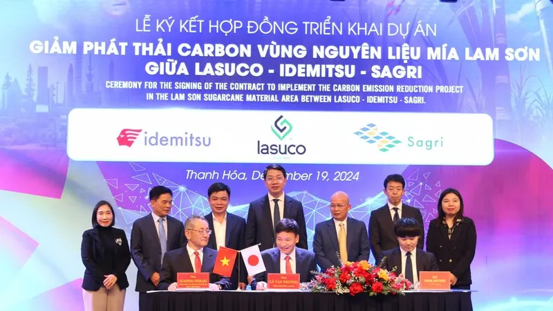 Idemitsu Kosan, Sagri và Lasuco triển khai dự án Giảm phát thải Carbon tại Việt Nam 