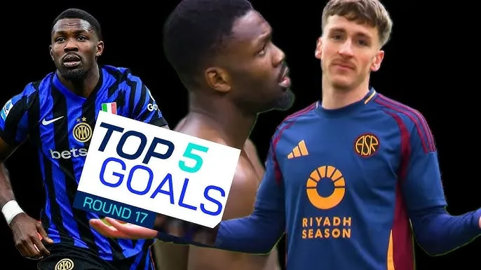 Lần lượt Tete Morente, Marcus Thuram, Charles De Ketelaere, Florian Thauvin, Alexis Saelemaekers vào tốp 5 bàn thắng đẹp nhất vòng 17 Serie A