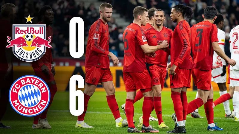 Giao hữu, Salzburg vs Bayern Munich 0-6: Lần lượt Eric Dier, Thomas Muller, Michael Olise, Joshua Kimmich, Jonathan Asp Jensen trút mưa 6 bàn thắng thị uy Bayern
