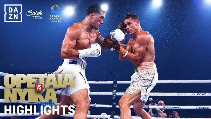Jai Opetaia vs David Nyika: Opetaia gây sốc khi hạ knock out David Nyika ở hiệp 4 