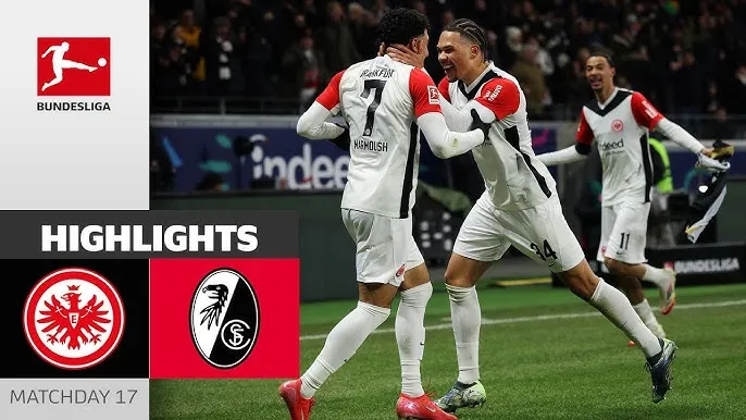 Frankfurt vs Freiburg 4-1: Doan Ritsu thắp tia hỵ vọng nhưng Robin Koch, Omar Marmoush, Hugo Ekitike, Nnamdi Collins lần lượt ngược dòng vùi dập tỷ số