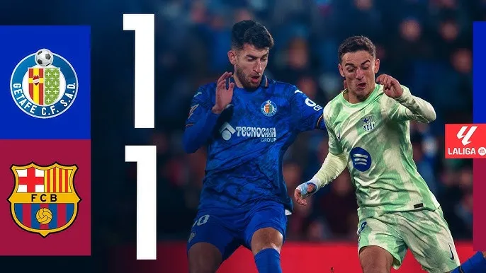 Getafe vs Barcelona 1-1: Hậu vệ Jules Kounde sớm tỏa sáng, Arambarri gỡ hòa, Lewandowski, Raphinha và Yamal "tịt ngòi", Barca chia điểm ngậm ngùi