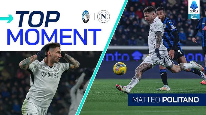 Bàn thắng đẹp mắt của Politano giúp Napoli có màn ngược dòng ấn tượng trước Atalanta ở vòng 21 Serie A
