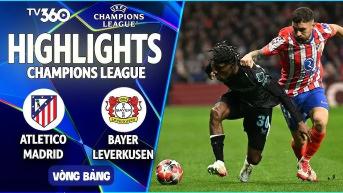 Atletico Madrid vs Leverkusen 2-1: Barrios, Hincapie nhận thẻ đỏ, Hincapie đánh đầu mở bàn nhưng Alvarez xuất thần cú đúp giúp Atletico ngược dòng