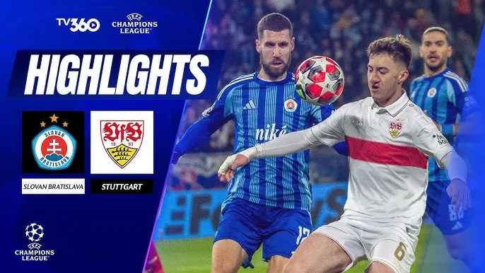 Slovan Bratislava vs Stuttgart 1-3: Jamie Leweling xuất thần cú đúp, Idjessi Metsoko lập công nhưng Fabian Rieder chốt hạ chiến thắng thuyết phục