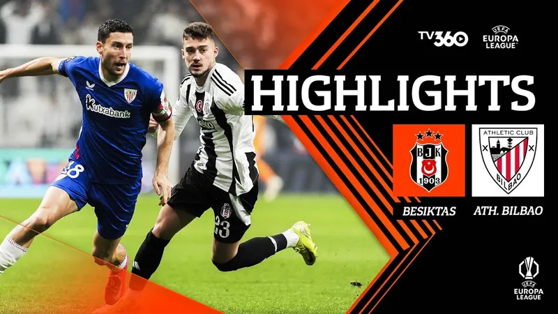 Besiktas vs Ath.Bilbao 4-1: Milot Rashica xuất thần cú đúp, Rafa Silva tỏa sáng, Joao Mario lập công nhờ penalty, Unai Gomez ghi bàn danh dự