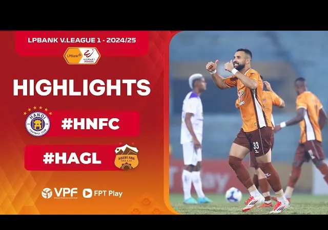 Hà Nội vs HAGL 0-1: Đình Hai sớm bị thẻ đỏ phút thứ 5, Duy Mạnh đẩy Marciel, VAR giúp Jairo ghi bàn duy nhất trên chấm penalty