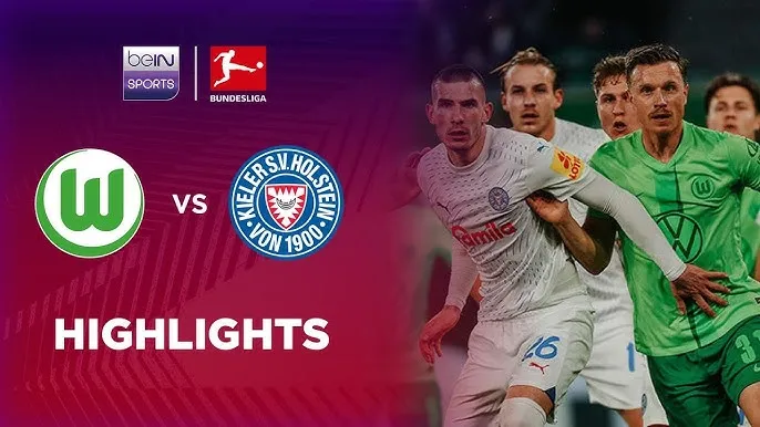 Wolfsburg vs Holstein Kiel 2-2: David Zec đánh đầu góc chết mở bàn, Patrick Wimmer, Jonas Wind ngược dòng nhưng Steven Skrzybski sút góc hẹp chia điểm