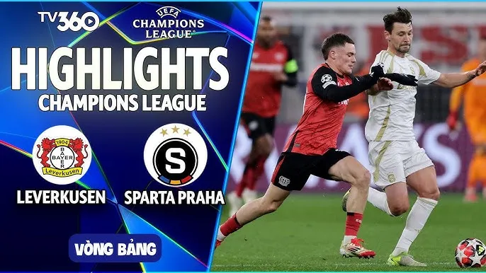 Bayer Leverkusen vs Sparta Praha 2-0: Florian Wirtz sút căng mở bàn, Nathan Tella chớp thời cơ ấn định 3 điểm, Leverkusen củng cố vị trí thứ 6 Champions League
