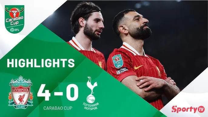 Liverpool vs Tottenham 4-0 (4-1): Lần lượt Gakpo, Salah, Szoboszlai, Van Dijk tỏa sáng, Liv gặp Newcastle ở chung kết Carabao Cup ngày 16/3