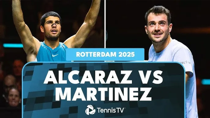 Carlos Alcaraz vs Pedro Martinez 6-2, 6-1: Dễ dàng hạ Martinez, Alcaraz ghi danh vào bán kết Rotterdam Open 2025, chờ gặp Andrey Rublev hoặc Hubert Hurkacz