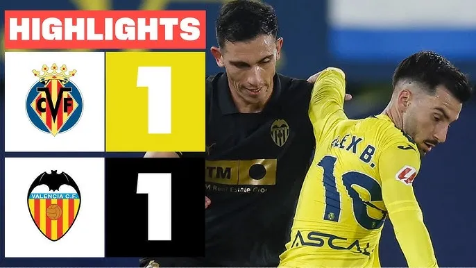 Villarreal vs Valencia 1-1: Yeremy Pino kiến tạo, Pape Gueye mở bàn, Umar Sadiq chớp thời cơ đánh đầu nối chia điểm đẹp mắt