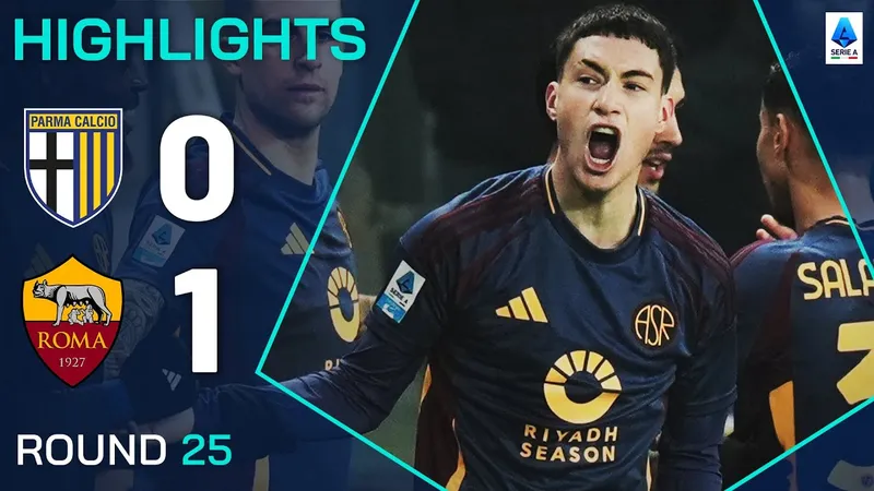 Parma vs AS Roma 0-1: Giovanni Leoni bị thẻ đỏ, Matias Soule đá phạt đỉnh cao, ghi bàn duy nhất giúp Roma giành gọn 3 điểm, Parma lọt nhóm chót Serie A 