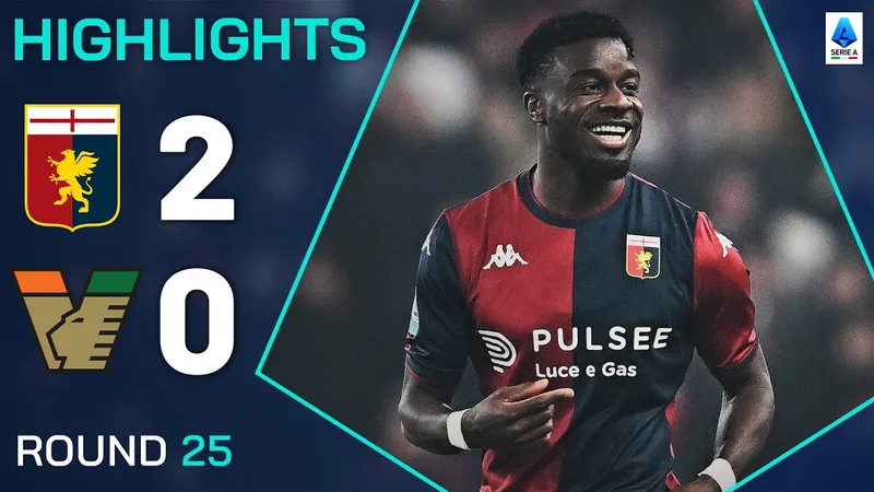 Genoa vs Venezia 2-0: 8 phút cuối quyết định, Andrea Pinamonti mở bàn phút 82, Maxwel Cornet chốt hạ chiến thắng phút 86, bỏ túi 3 điểm