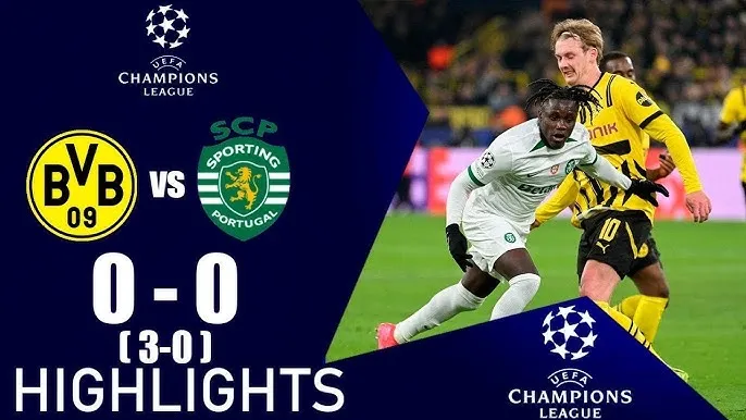 Borussia Dortmund vs Sporting Lisbon 0-0 (3-0): Sabitzer kém duyên, Guirassy hỏng penalty, thủ thành Silva vững chãi, Dortmund giành vé 1/8 Champions League