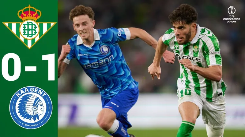 Real Betis vs Gent 0-1 (3-1): Archie Brown ghi bàn duy nhất, giành chiến thắng chung cuộc dễ dàng, Vitor Roque nhận thẻ đỏ, Betis bước tiếp vòng 1/8 Conference League