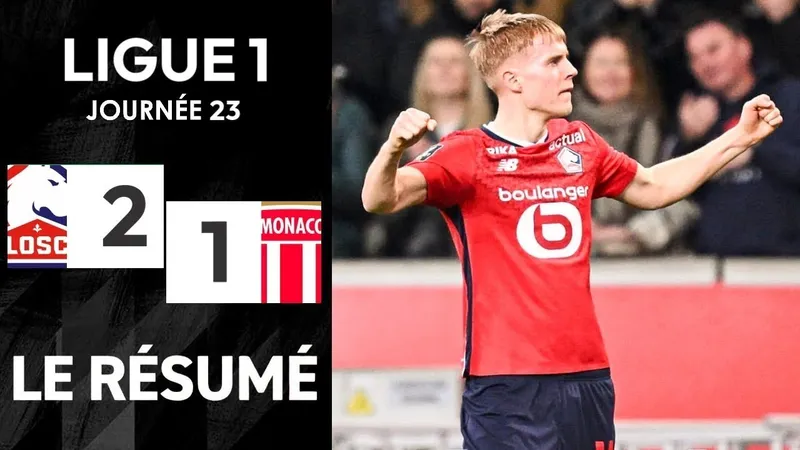 Lille vs AS Monaco 2-1: Arnar Haraldsson tỏa sáng cú đúp, Minamino Takumi lập công nhưng không cứu thua nổi cho Monaco