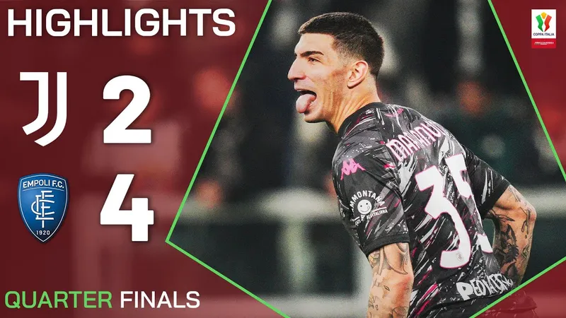 Juventus vs Empoli 1-1 (pen 4-2): Maleh lập công, Thuram gỡ hòa, Dusan Vlahovic, Kenan Yıldız hỏng penalty, Empoli hạ Juve giành vé bán kết Coppa Italia 