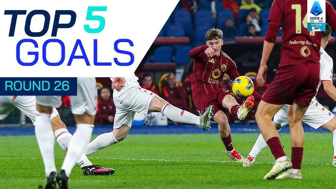 Alexis Saelemaekers, Ademola Lookman, Simon Sohm, Davide Zappacosta, Gvidas Gineitis là 5 cái tên ghi bàn đẹp nhất vòng 26 Serie A 2024/2025